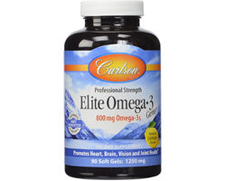 Carlson Elite Omega 3 Gems Fish Oil