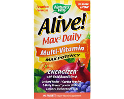 Nature’s Way Alive Max 3 Daily Multi-Vitamin
