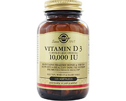 Solgar Vitamin D3 Cholecalciferol 10,000 IU