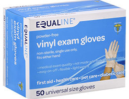 Equaline: Exam Gloves, Vinyl, Universal Size