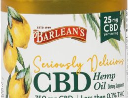Barlean’s: Seriously Delicious CBD Lemon Drop 25mg